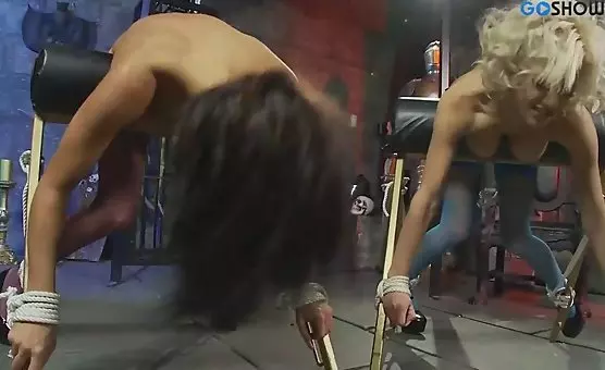 Lesbians DS and Bound Kinky Submission